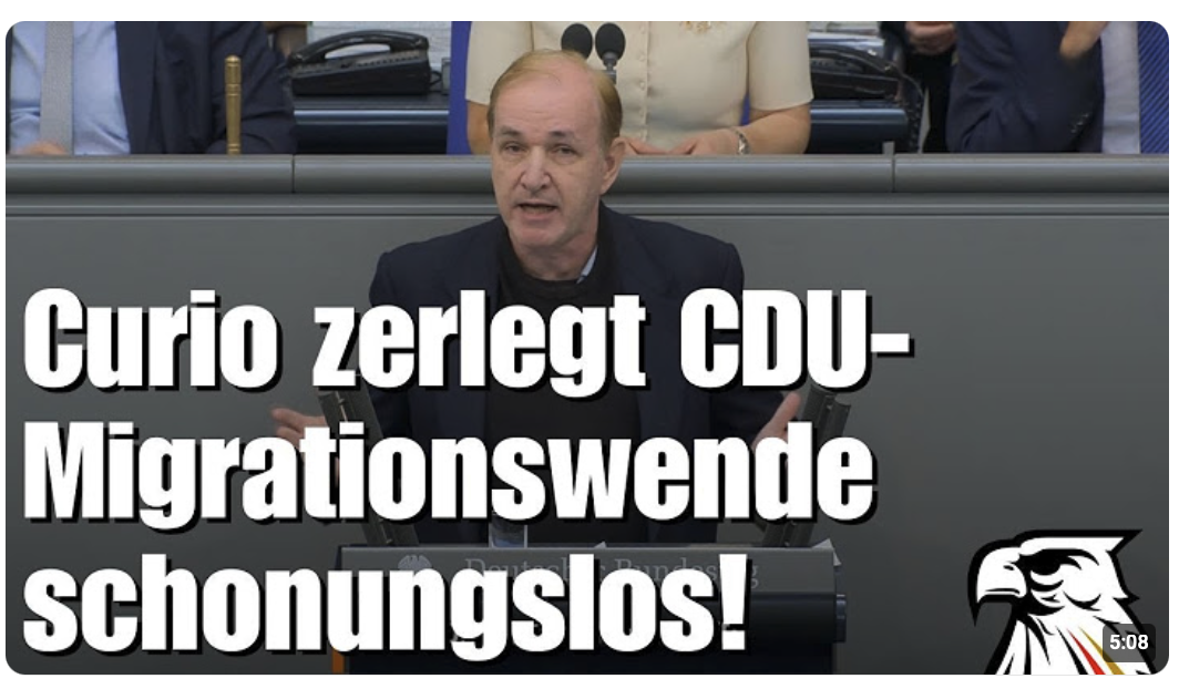 „Versprochen, gebrochen!“ – Curio zerlegt CDU-Migrationswende im Bundestag schonungslos!