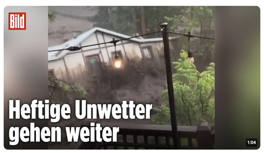 Wetterchaos in New Mexiko, USA: Haus wie Spielzeug weggespült