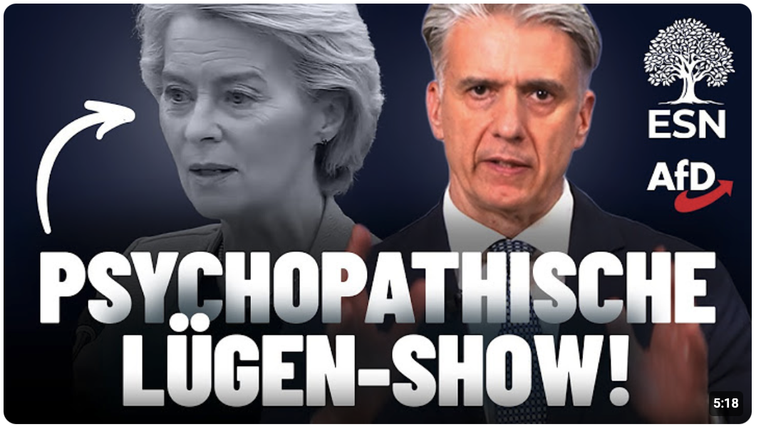 Von der Leyens psychopathische Lügen-Show! 