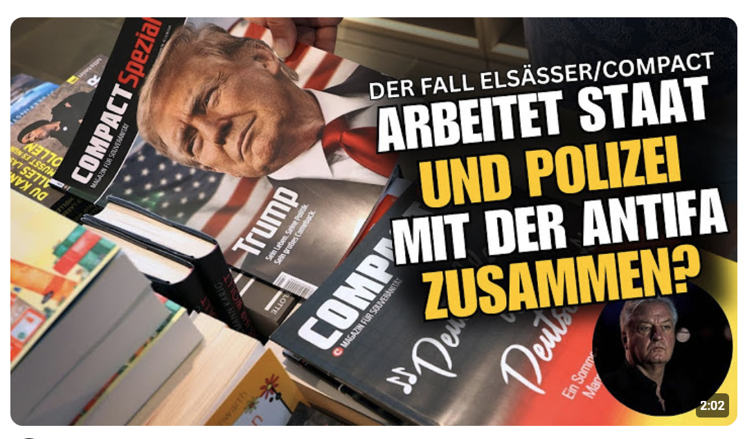 DER FALL COMPACT MAGAZIN: Arbeitet Staat und Polizei mit der Antifa zusammen?