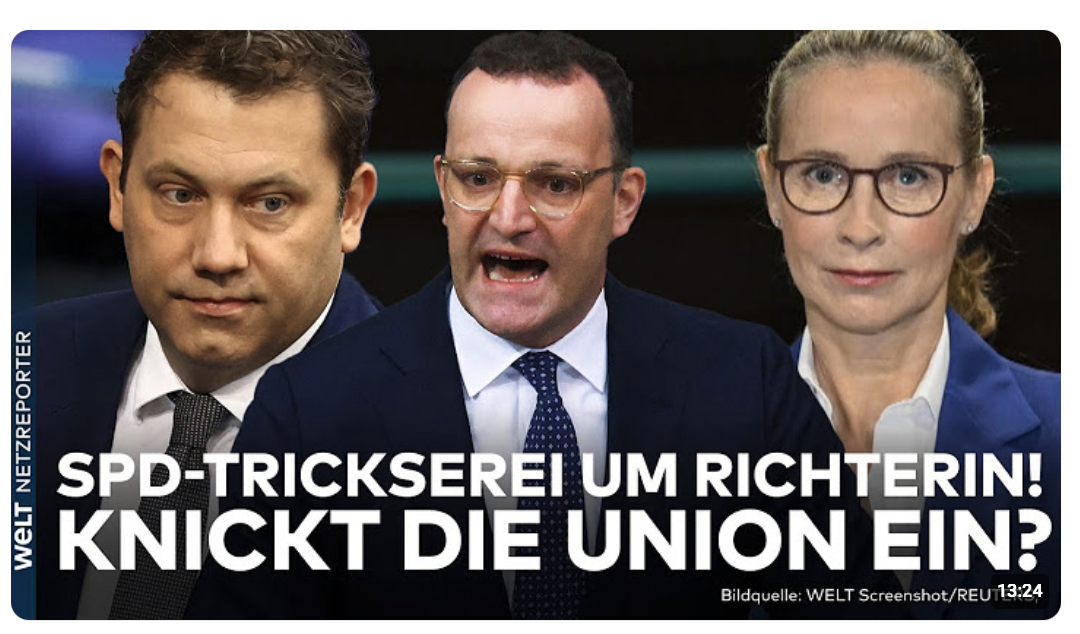 EKLAT IM BUNDESTAG: Wahl um Brosius-Gersdorf wird zum Polit-Krimi! Jetzt soll ein SPD-Trick wirken