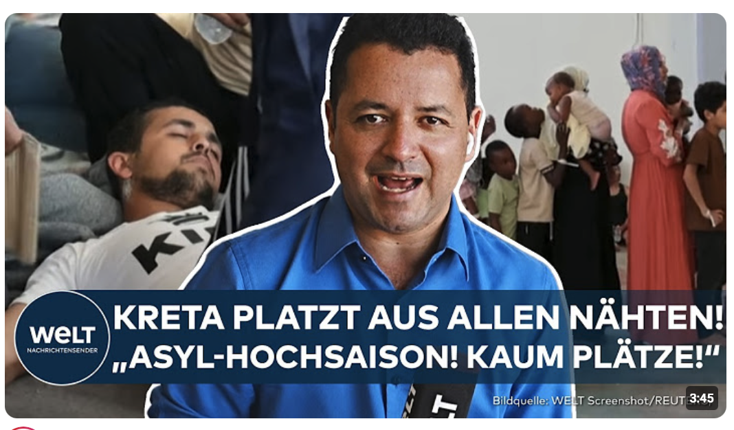 GRIECHENLAND: Flüchtlingswelle auf der Urlaubsinsel Kreta – „Es ist Hochsaison! Es gibt kaum Plätze“