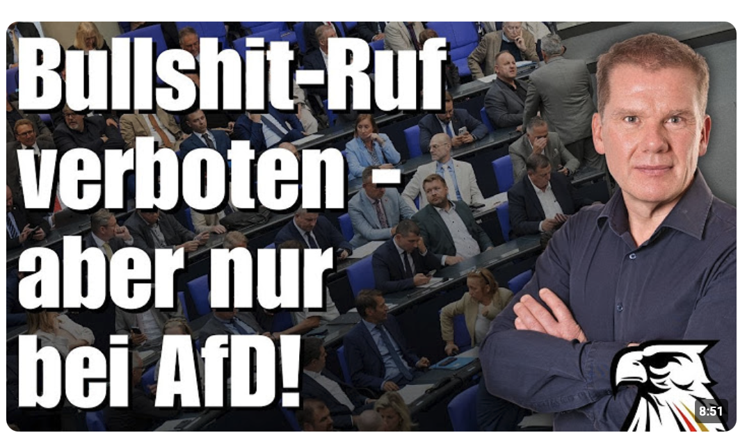 „Bullshit“-Ruf verboten – aber nur für AfD? Bundestagsdebatte entlarvt doppelte Standards!