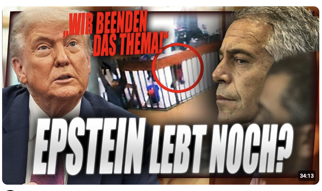 TRUMP schließt den EPSTEIN-Fall  Videomaterial geleaked von der Zelle