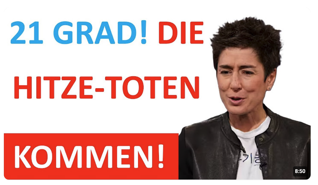 Fühlen Sie auch die Hitze? Die Märchen der Main-Stream-Medien.