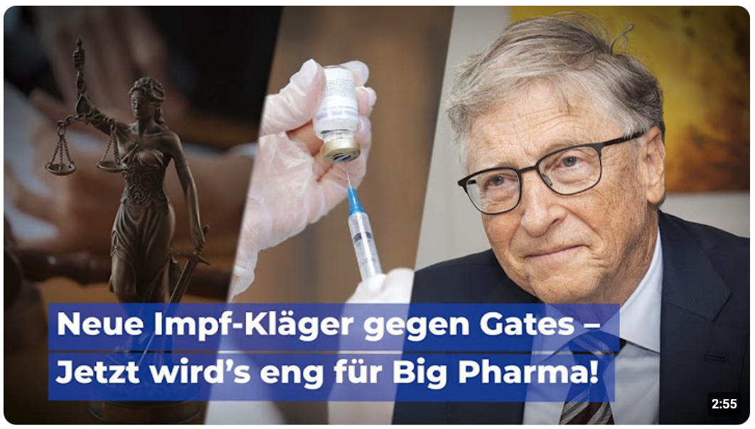 Neue Impf-Kläger gegen Gates – Jetzt wird’s eng für Big Pharma!
