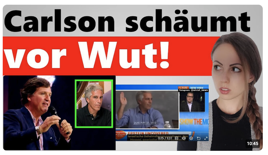 Eilmeldung: Tucker Carlson hat gerade gesagt, wer Epstein tatsächlich FINANZIERT hat!