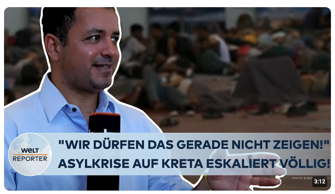 GRIECHENLAND: „Wir dürfen das gerade nicht zeigen!“ Asylkrise auf Ferieninsel Kreta eskaliert völlig