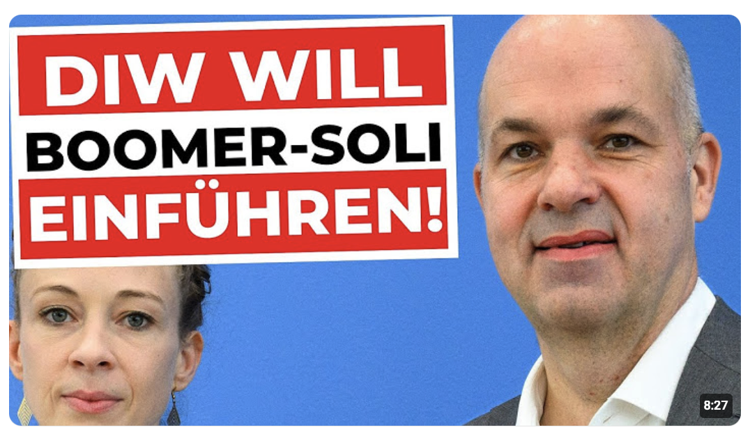EILMELDUNG: BOOMER-SOLI um SOZIALCRASH zu VERHINDERN! (FRATZSCHER INSTITUT dreht FREI)