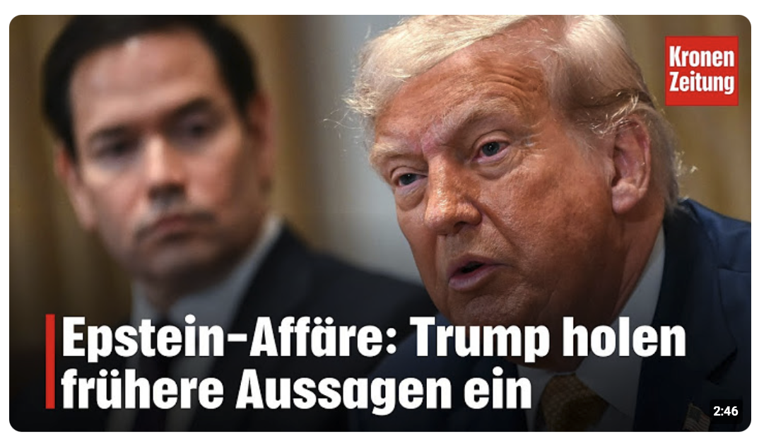 Epstein-Affäre: Trump holen frühere Aussagen ein |