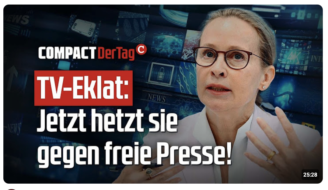 TV-Eklat: Jetzt hetzt sie gegen freie Presse!