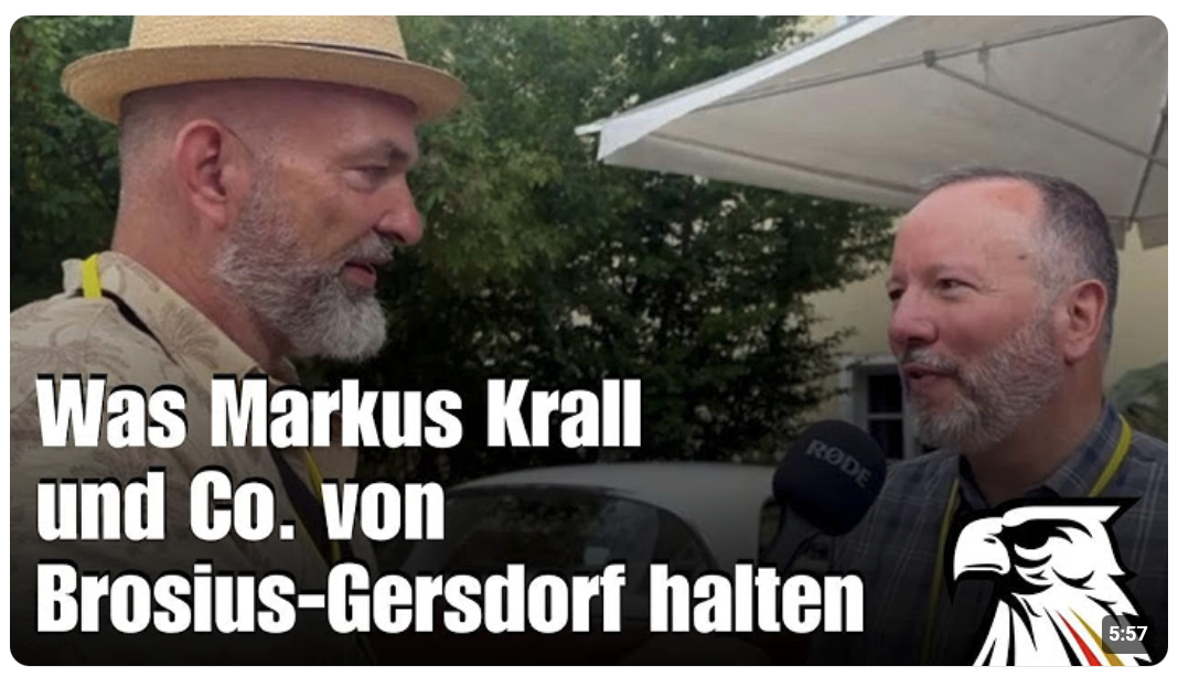 „Hat’s seit 45 nicht gegeben!“ – Was Markus Krall und Co. von Brosius-Gersdorf halten