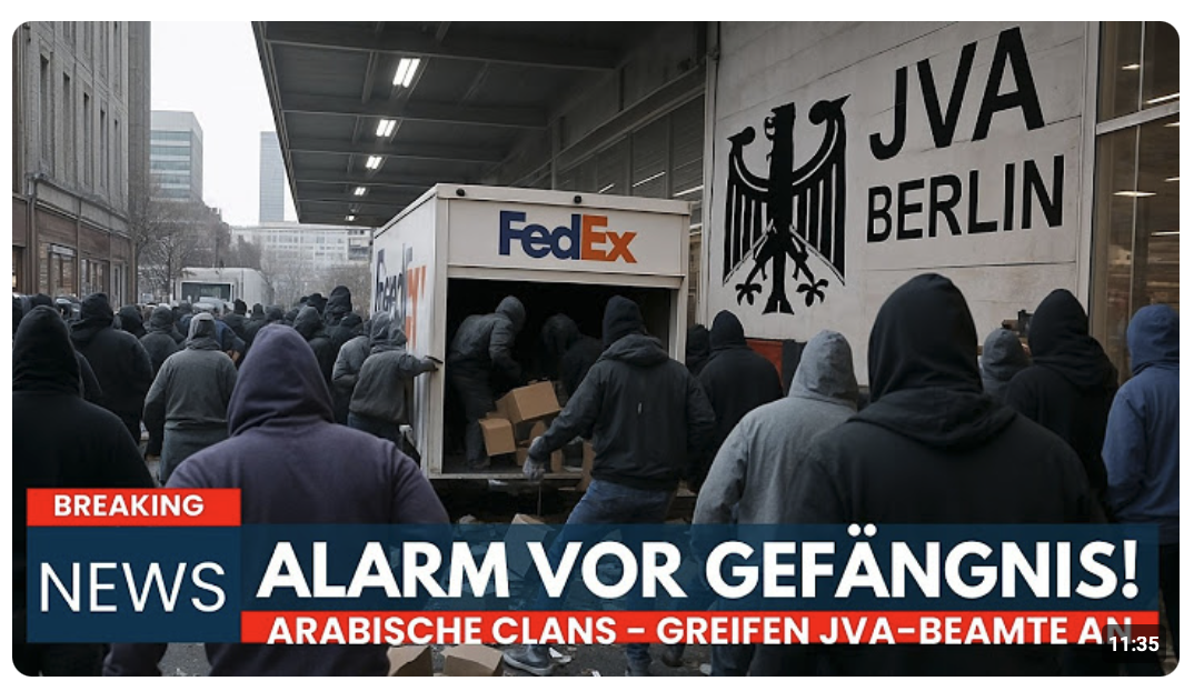 GEFÄNGNIS unter POLIZEISCHUTZ! ARABISCHE-Clans und LINKE machen Jagd auf JVA-Beamte!