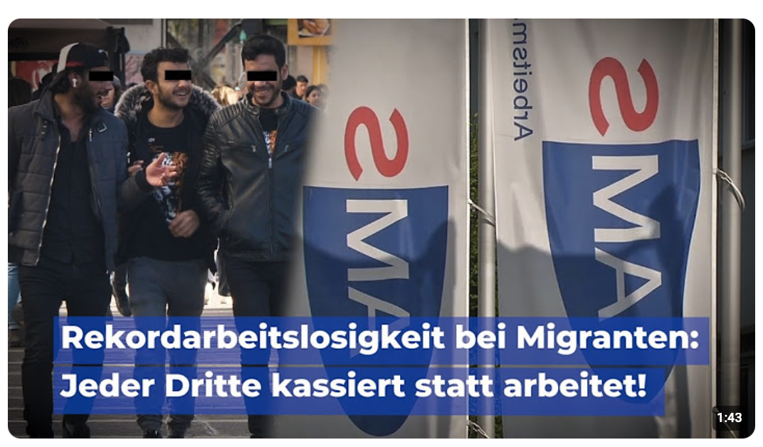 Rekordarbeitslosigkeit bei Migranten: Jeder Dritte kassiert statt arbeitet!