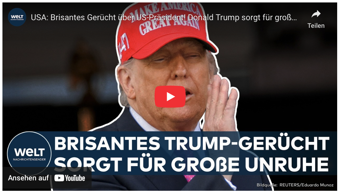 DONALD TRUMP: Brisantes Gerücht schockt die USA! US-Präsident sorgt für große Unruhe