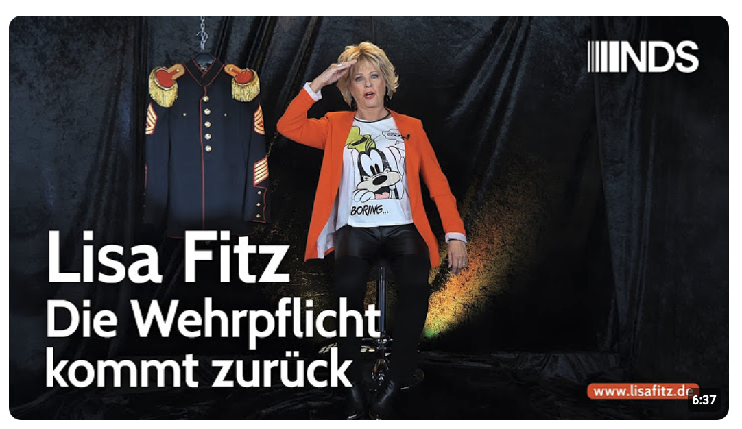 Lisa Fitz – Die Wehrpflicht kommt zurück 