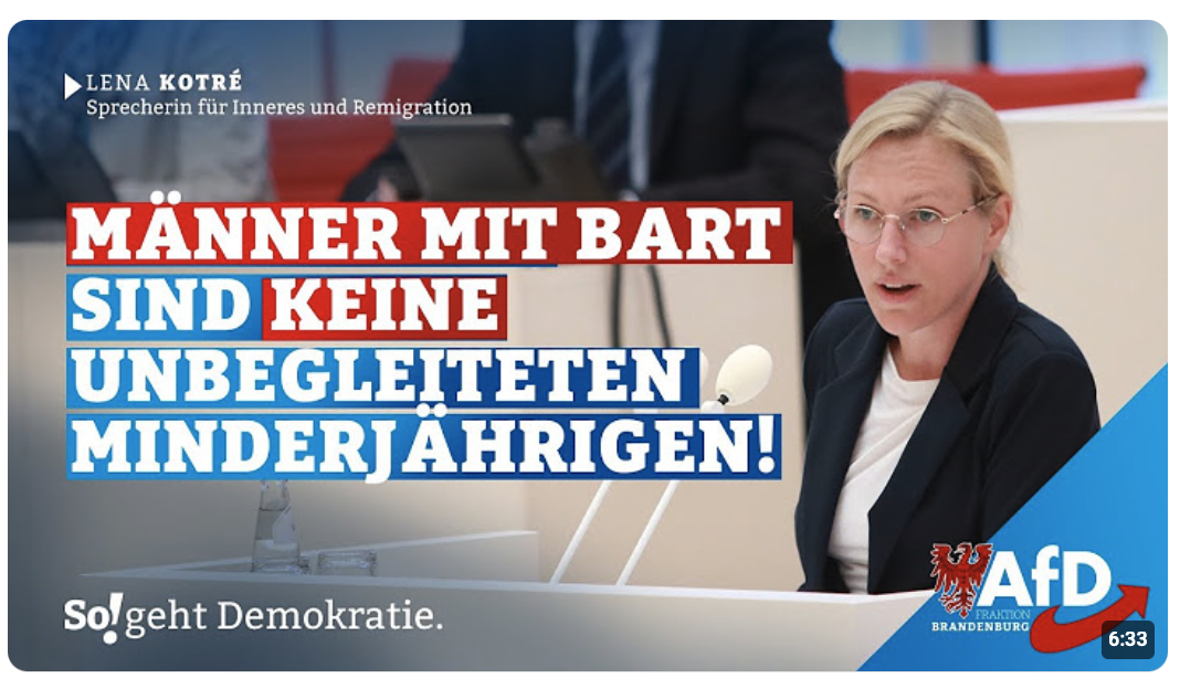Männer mit Bart sind KEINE „unbegleiteten Minderjährigen“