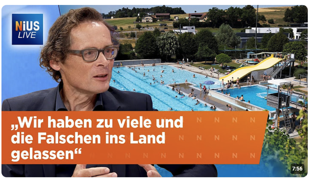 Ein Schweizer Schwimmbad greift durch und erteilt Migranten Hausverbot 