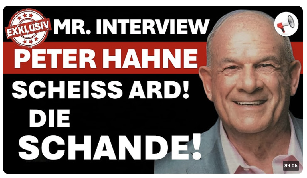 Peter Hahne exklusiv im Klartext: Unfassbare Schande um das Sommerinterview mit Dr. Alice Weidel