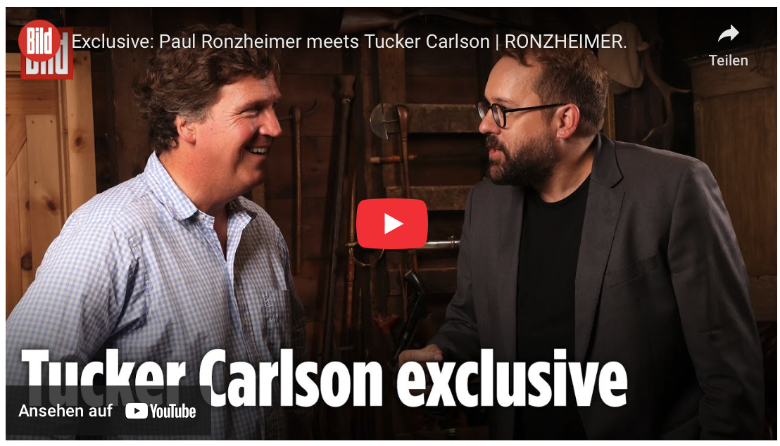 Exklusiv: Paul Ronzheimer wird von Tucker Carlson in Sachen Demokratie zerlegt!