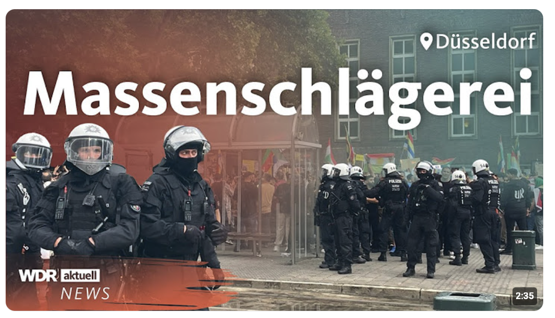 Düsseldorf: Massenschlägerei nach Demo: Syrien-Konflikt als Ursache