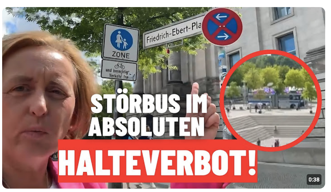 Bus stand im Halteverbot!
