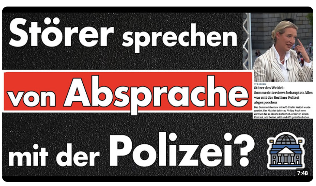 Skandal weitet sich aus: ‚Wir konnten ALLES machen!‘ – Störer sprechen enger Absprache mit Polizei!