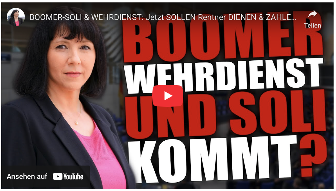 BOOMER-SOLI & WEHRDIENST: Jetzt SOLLEN Rentner DIENEN & ZAHLEN?