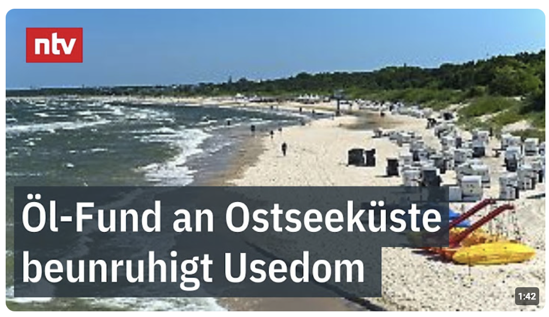 Öl-Fund an Ostseeküste beunruhigt Usedom – Bald Bohrungen vor Urlaubsinsel?
