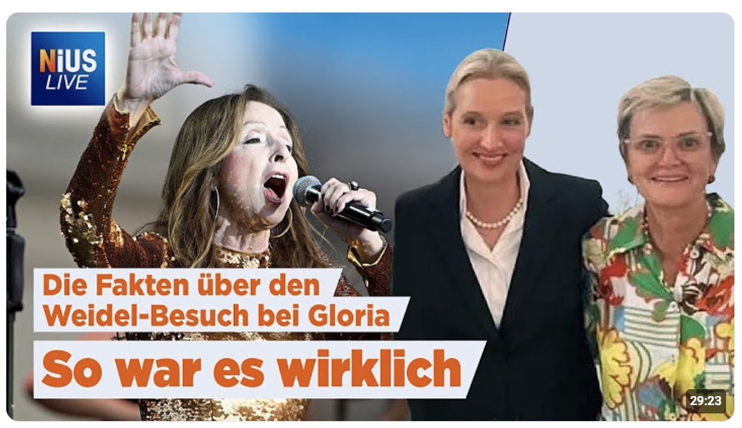 Lügenpresse wegen Lügenkampagne entlarvt! Weidel wurde von Gloria gar nicht ausgeladen 