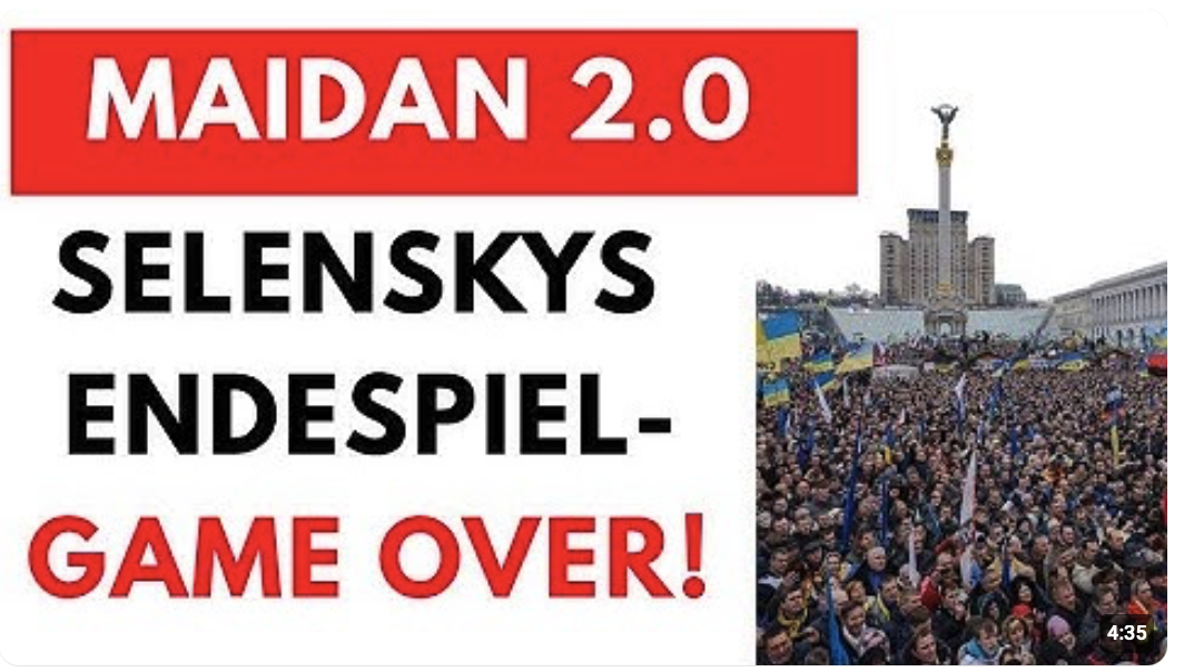 Massenproteste: „Nachfolger gefunden – Selensky kurz vor dem Sturz?“ Das Endspiel läuft! 