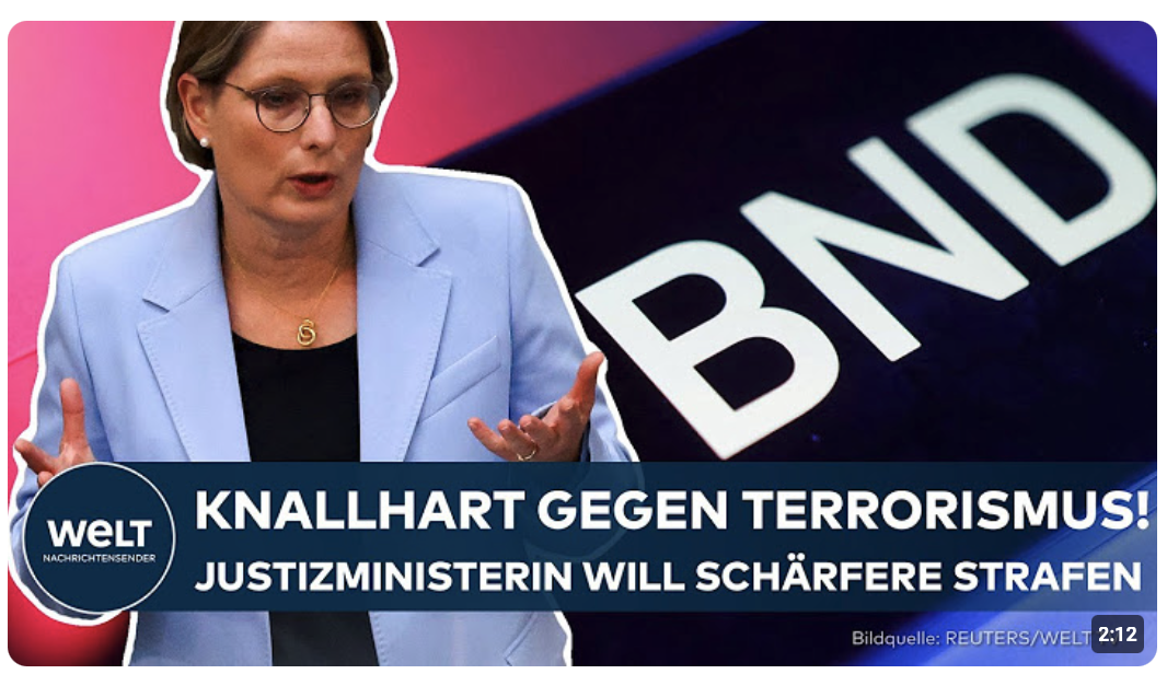 TERRORABWEHR: Bundesregierung will Strafrecht für Terroristen und Spione verschärfen