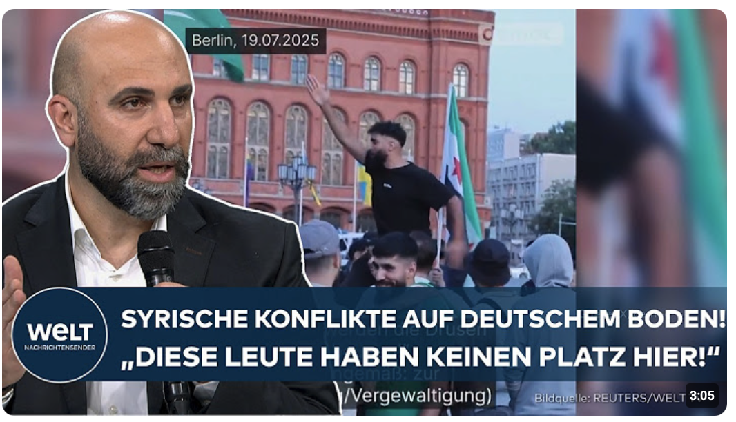 BERLIN: Aufruf zur Gewalt gegen Ungläubige! Syrischer Konflikte auf deutschem Boden!