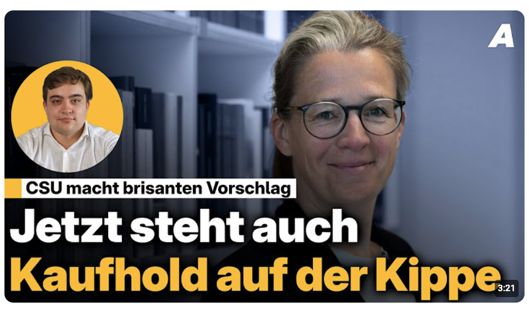 CSU will Richterkandidaten austauschen: Kippt jetzt auch Kaufhold? |