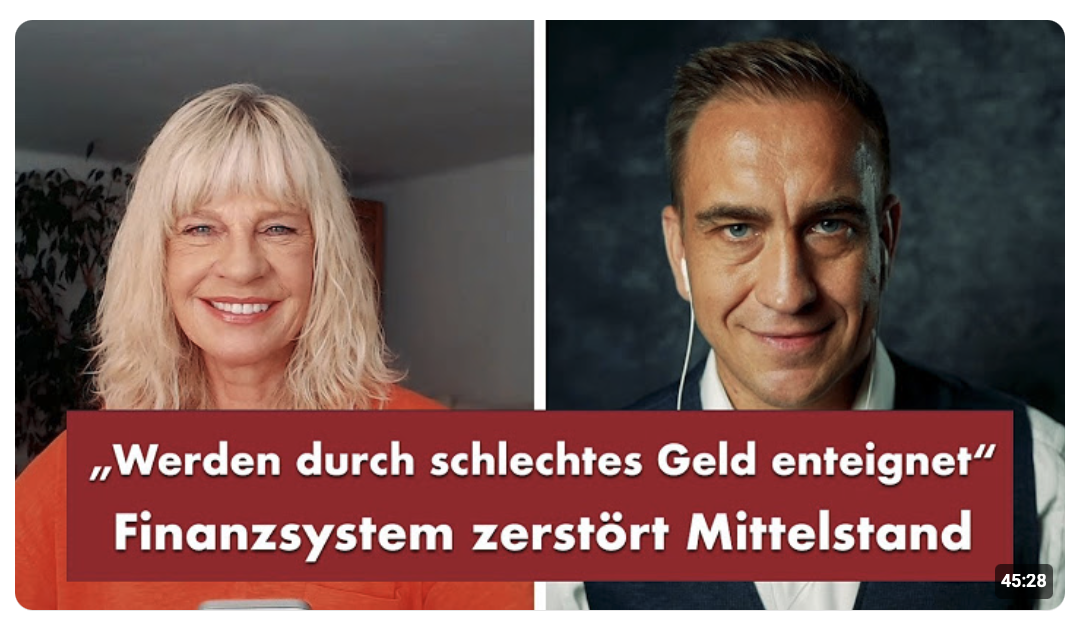 „Werden durch schlechtes Geld enteignet“ – Punkt.PRERADOVIC mit Benjamin Mudlack