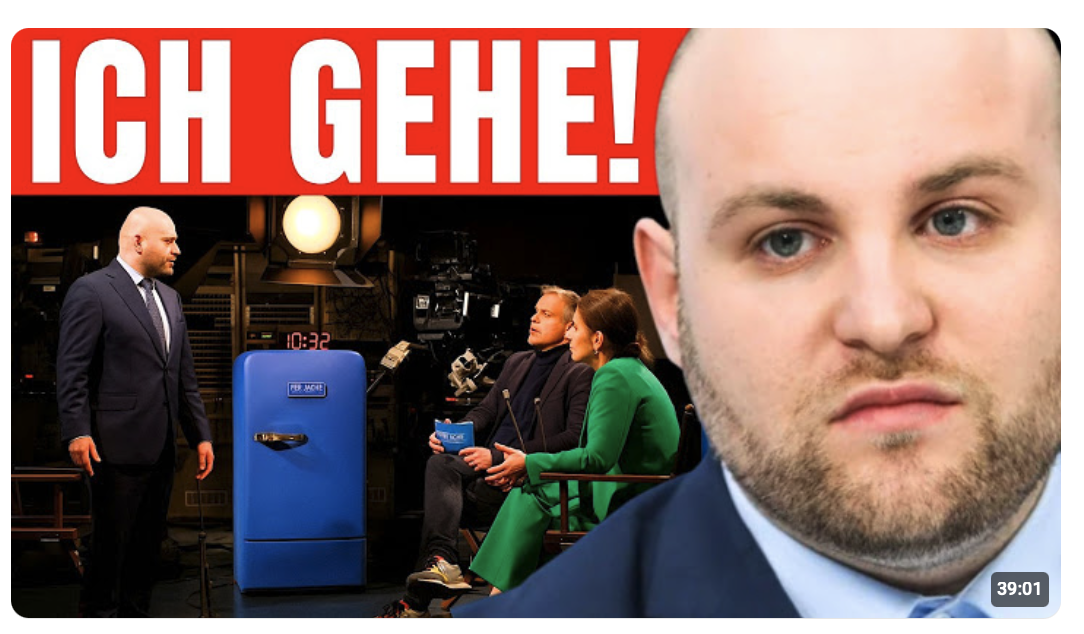 Plötzlich zieht AFD den Stecker, als Moderatoren ihm frech kommen!