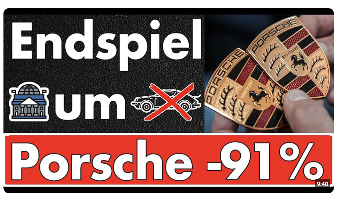 Produktion wird eingestellt! Endspiel um Porsche: 2. & 3. Modell von EU-Regelung betroffen