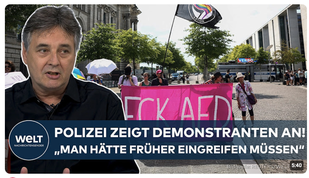 ARD-EKLAT nach Weidel-Interview: Polizei greift durch: Anzeige! – „Meinungsfreiheit gilt für alle!“