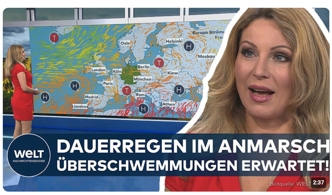 WETTER IN DEUTSCHLAND: Lage bleibt angespannt – Im Süden drohen Überschwemmungen durch Dauerregen!