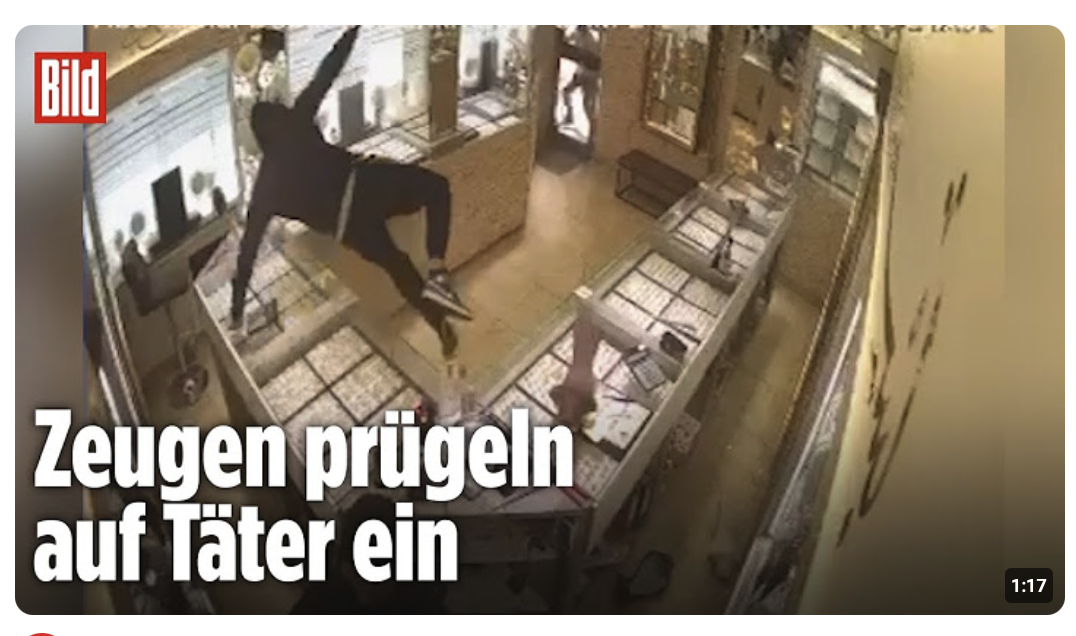 Gelsenkirchen: Überfall auf Juwelier scheitert spektakulär