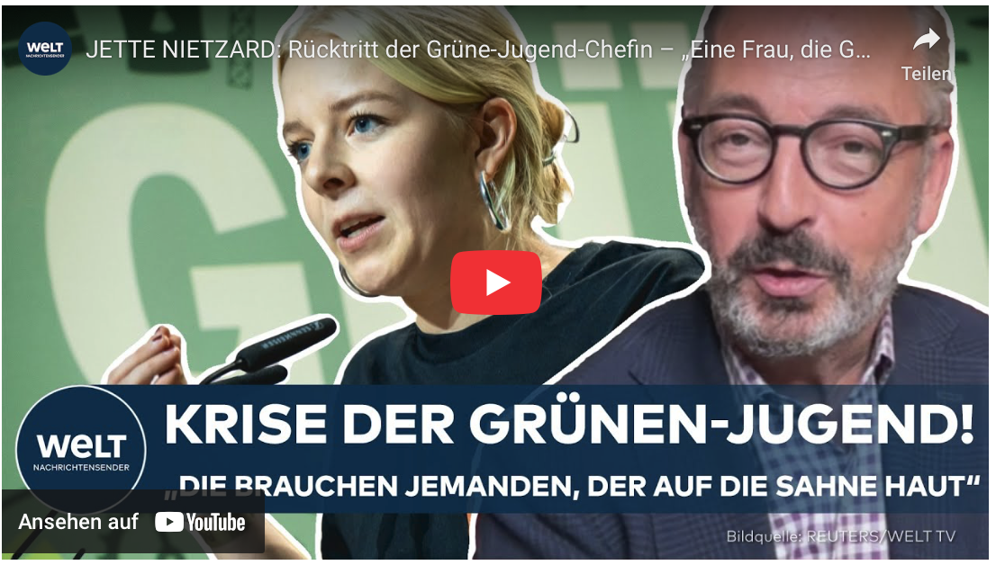 JETTE NIETZARD: Rücktritt der Grüne-Jugend-Chefin – „Eine Frau, die Gold war für Kolumnisten“