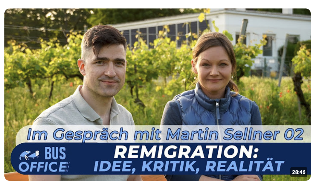 Remigration: Idee, Kritik, Realität – Im Gespräch mit Martin Sellner