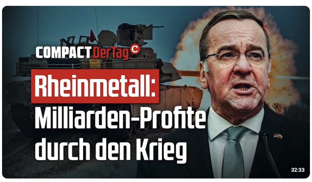 Rheinmetall: Milliarden-Profite durch den Krieg