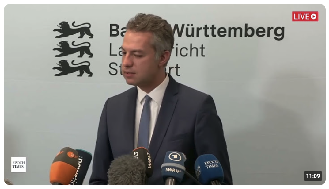 Urteil Ballweg – Pressesprecher Landgericht Stuttgart – Bankrotterklärung der Staatsanwaltschaft