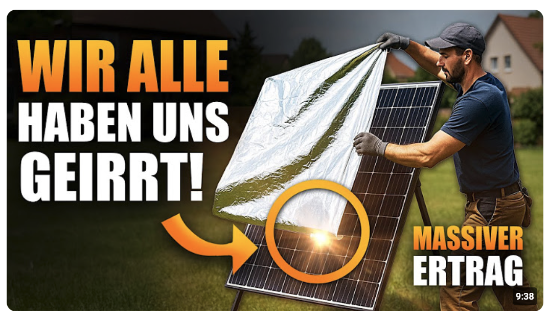 Günstige Folie liefert massenhaft Strom für Zuhause!