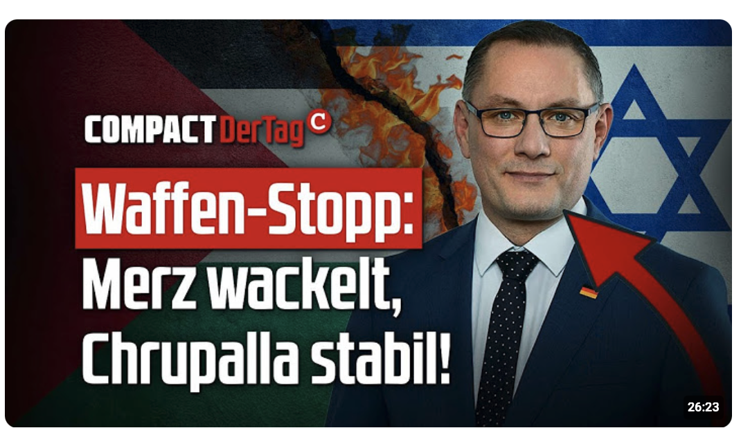 Waffen-Stopp: Merz wackelt, Chrupalla stabil!