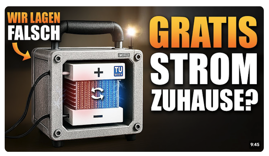 Neuer Super-Generator aus Wien: Strom zum 0-Tarif?