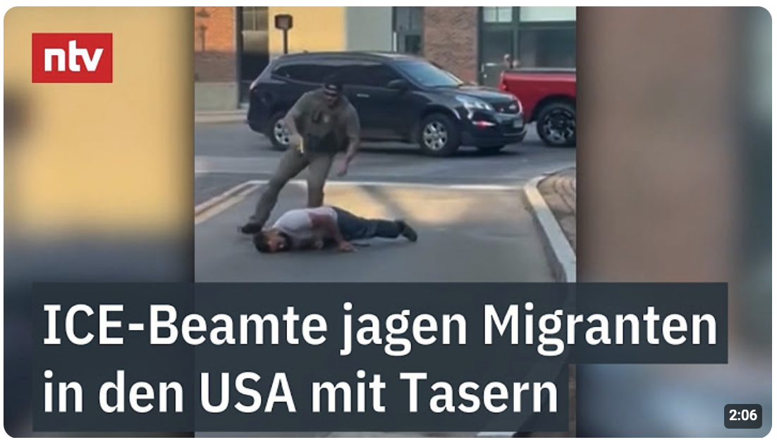 ICE-Beamte jagen Migranten in den USA mit Tasern – Zunehmend brutales Vorgehen