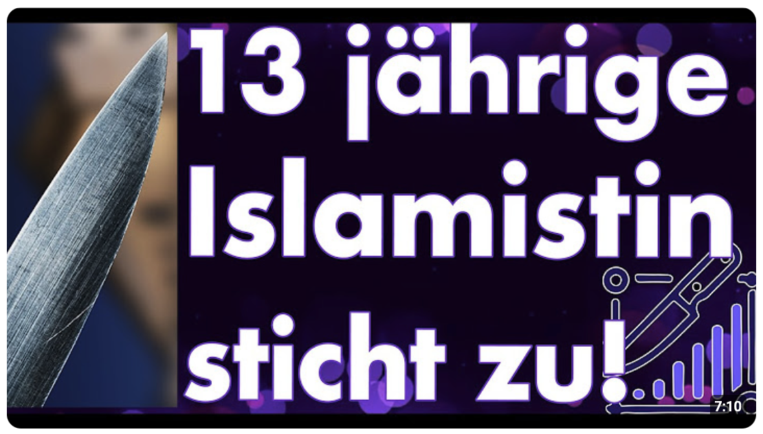 13 jährige Islamistin hat Kochkurs in Psychiatrie – Messerangriff auf Pflegerin mit Vorankündigung!