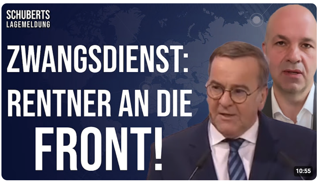 Wehrpflicht bereits ab 2026 geplant!  Zwangsdienst für Rentner „…AUCH VERTEIDIGUNG“!